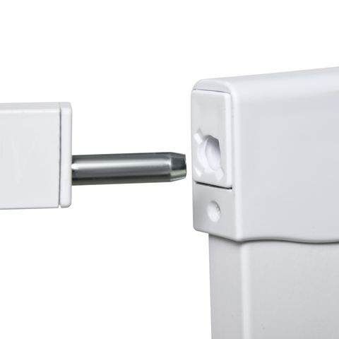Pressure Fit Safety Gate for Doors, Dog Gate Auto Close, 75-103 cm White PawHut