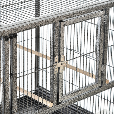 Large Bird Cage for Finch Canaries Parakeets Cockatiels W/ Food and Water Bowls