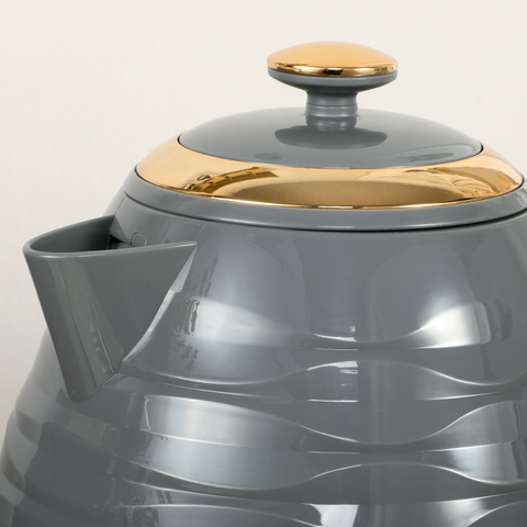 Kettle and Toaster Set 1.7L Rapid Boil Kettle & 4 Slice Toaster Grey