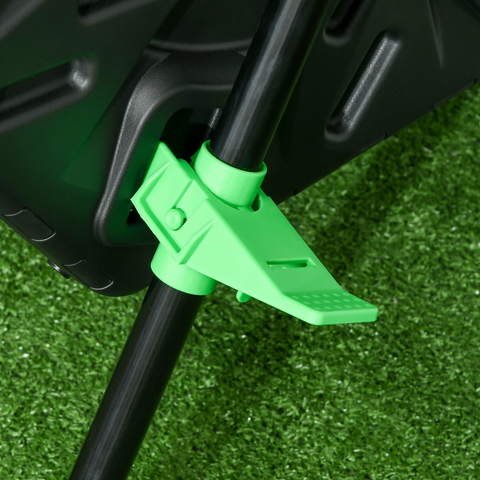 Outsunny 130L Compost Bin Dual Chamber Rotating Composter w/ Ventilation Holes