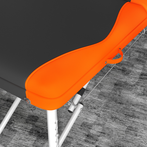 Portable Massage Table Beauty Therapy Couch Bed Spa Aluminum Orange