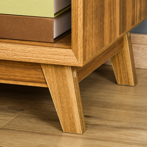 Bedside Table Storage Organizer Side Table  Drawer and Shelf Bedroom