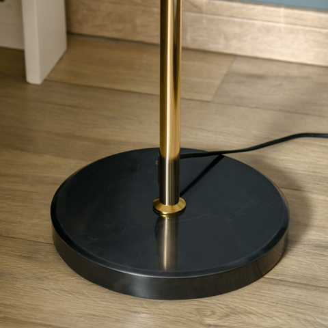 Modern Floor Lamp with Dandelion-like Lampshade for Bedroom