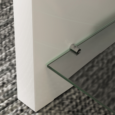 Storage Coffee Table, Centre Table for Living Room, White