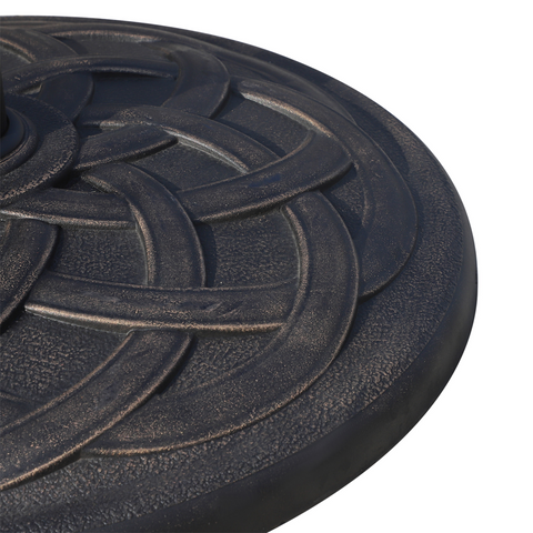 Umbrella Base for ?38mm and ?48mm Poles, Resin-Bronze