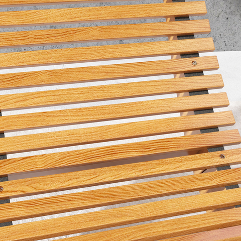 Outdoor Rocking Chair w/ Slatted Seat, Wooden Rocking Chair, Teak