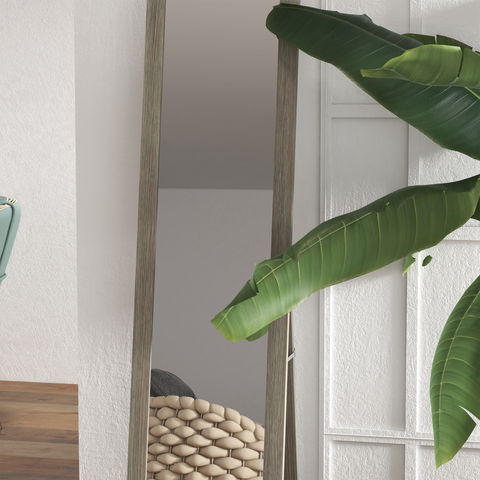 Full Length Mirror, Farmhouse Wall Mirror, Hanging & Freestanding