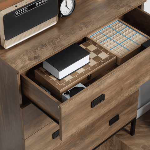 Chest of Drawers, 4 Drawer Unit Storage Chest Bedroom Living Room