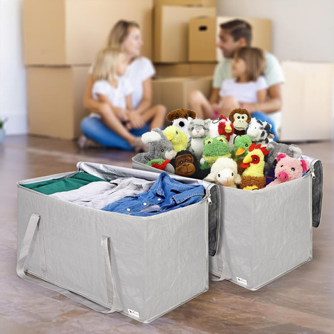 VINSANI 6PK MOVING BAGS GREY 1010300