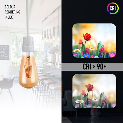 5Pack E27 LED Edison Dimmable Vintage Amber Glass Warm white 2700K Light Bulb