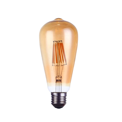5Pack E27 LED Edison Dimmable Vintage Amber Glass Warm white 2700K Light Bulb