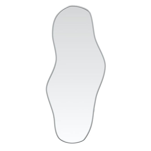 Wall Mirror Silver 80x35 cm