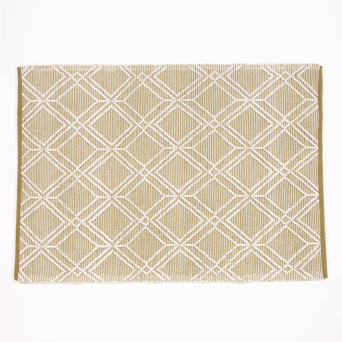 Blenheim Diamond 100% Pet 120x170cm Olive Rug