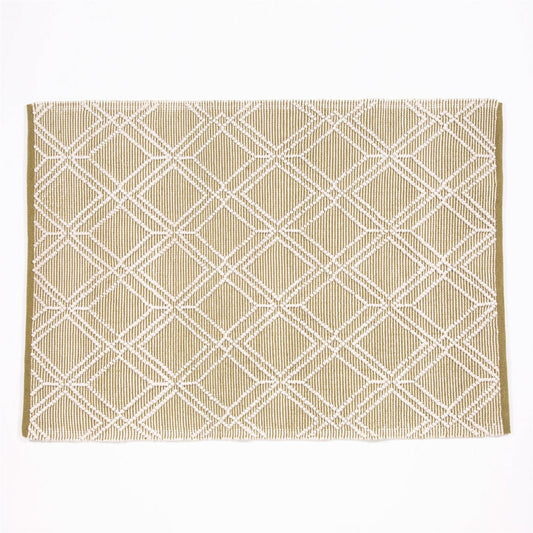Blenheim Diamond 100% Pet 120x170cm Olive Rug
