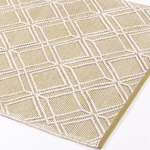 Blenheim Diamond 100% Pet 120x170cm Olive Rug