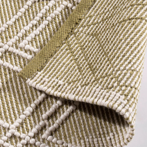 Blenheim Diamond 100% Pet 120x170cm Olive Rug