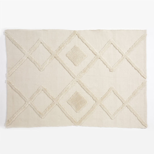 Windsor Geo Tufted 120x170cm Cream Rug
