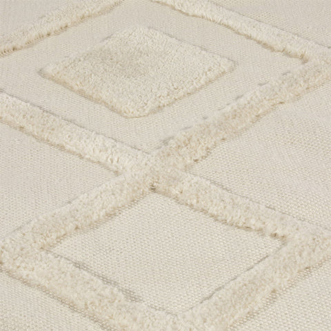 Windsor Geo Tufted 120x170cm Cream Rug