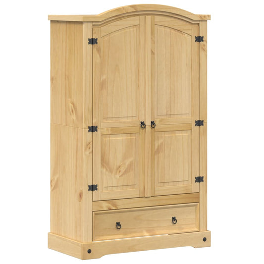 vidaXL Wardrobe Corona 101x52x170 cm Solid Wood Pine
