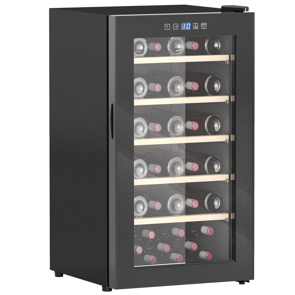 41 Bottle Wine Cooler Fridge, Freestanding Wine Refrigerator