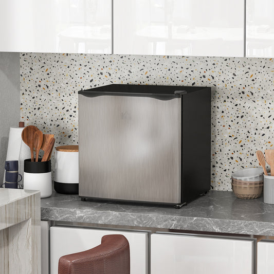 35L Tabletop Freezer with Adjustable Temperature Wire Shelf Silver