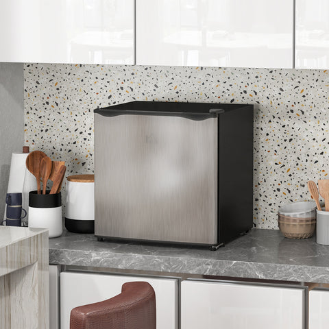 35L Tabletop Freezer with Adjustable Temperature Wire Shelf Silver