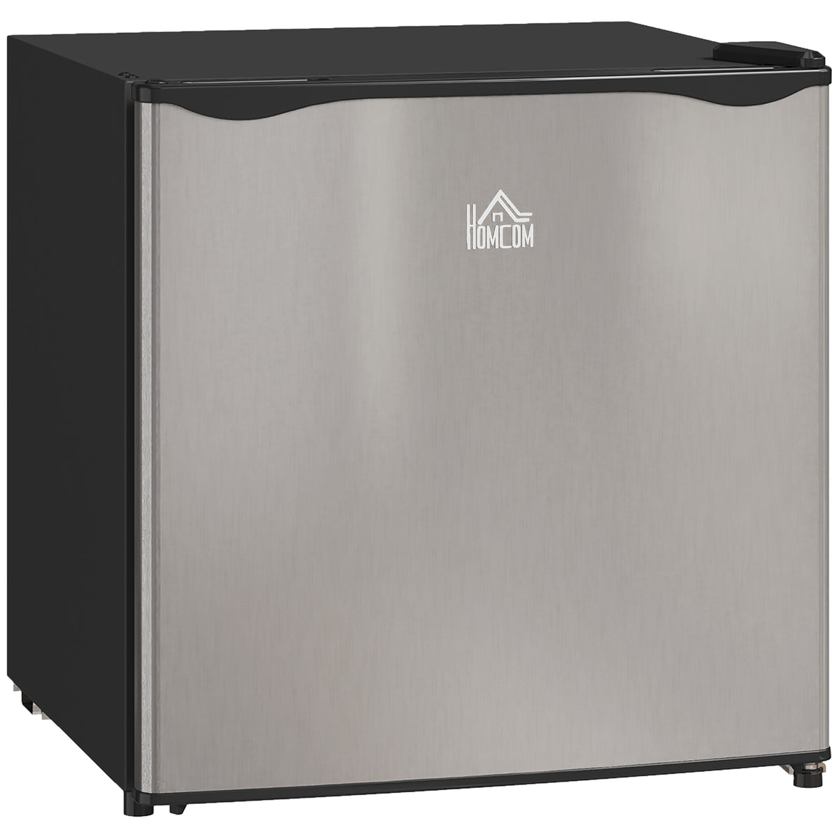 46L Counter Top Fridge with Chiller Box Mini Fridge for Bedrooms Silver