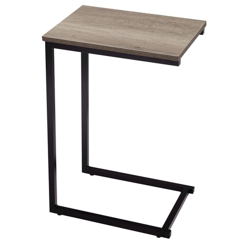 C Shaped Side Table Black Powder Coating