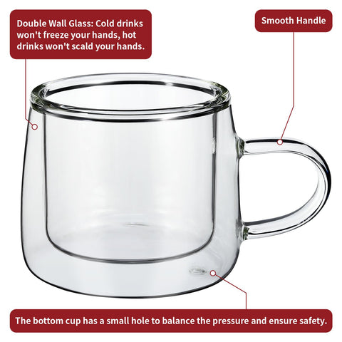 VINSANI - DOUBLE WALL GLASSES KAFO 1010068
