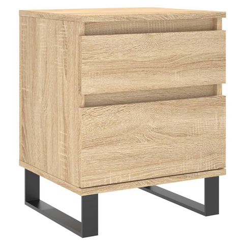 Bedside Cabinet Sonoma Oak 40x35x50 cm Engineered Wood
