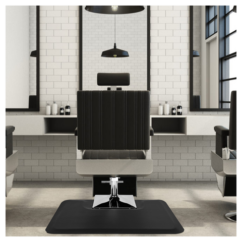 3′x 4′x1/2" Beauty Salon Square Anti-fatigue Salon Mat (Foreign Party Internal Party) Black