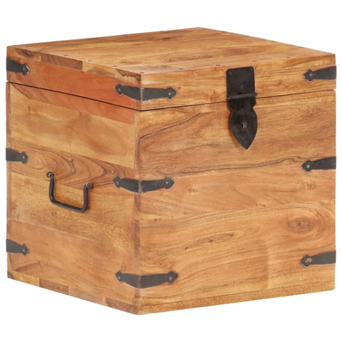 Chest | Natural wood | Solid Acacia wood | Small | Chest | Square