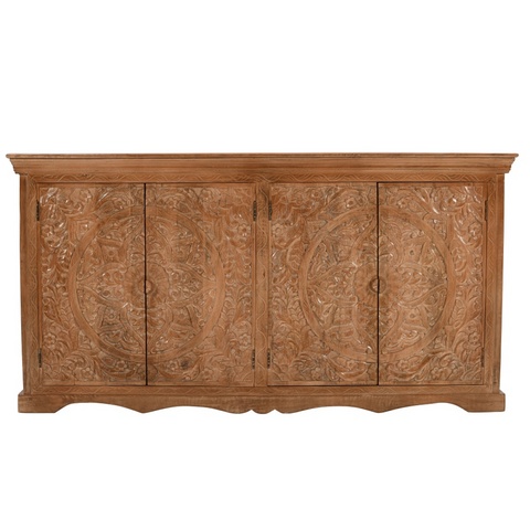 Artwork Mango Wood Sideboard Xl