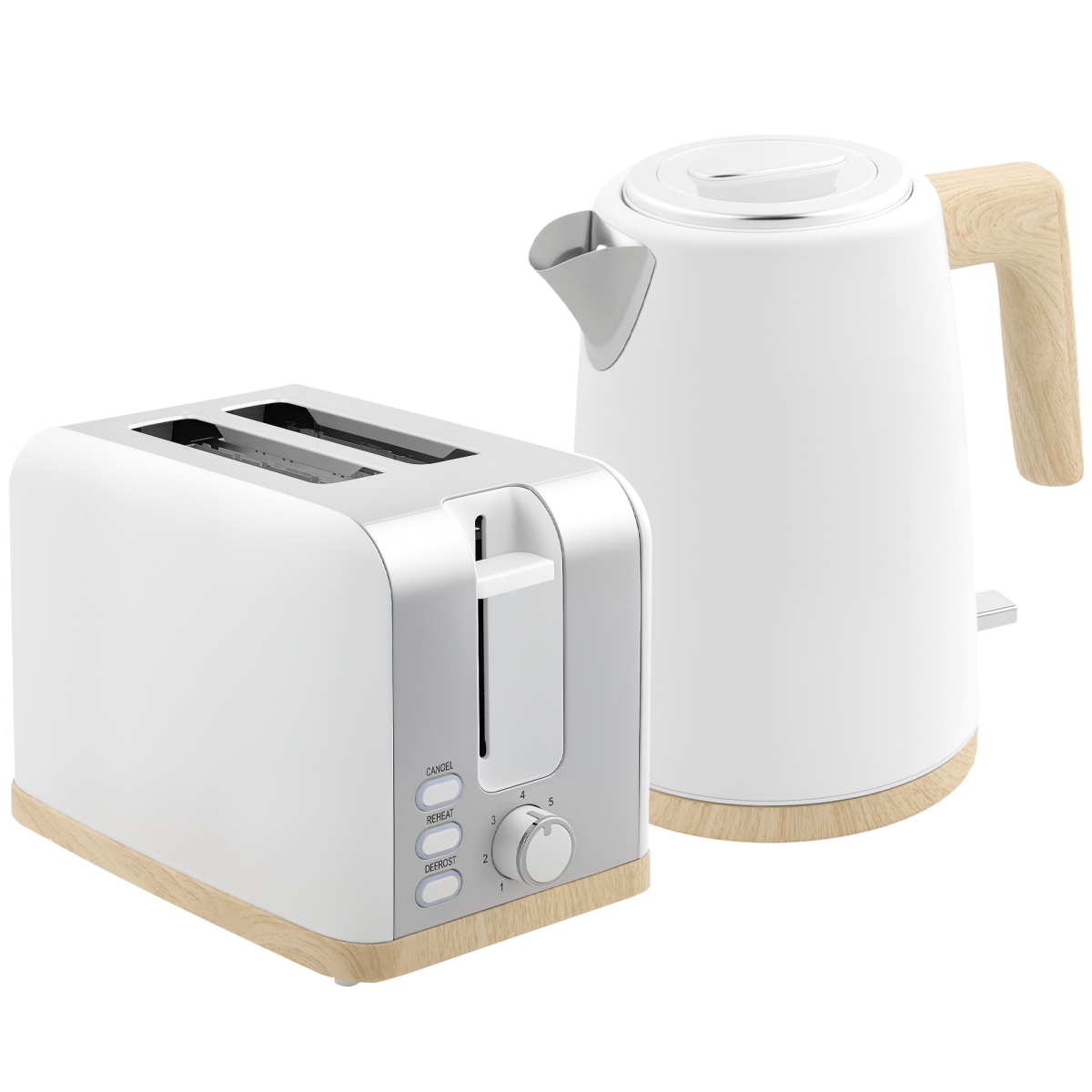 Efficient Kettle & Toaster Set - Quick Boil & Perfect Toast Every Time
