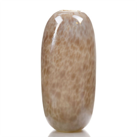 Objets d''Art Irridescent Natural Glass Vase 35cm