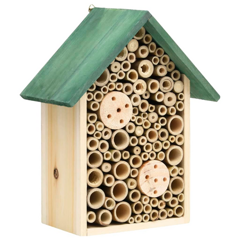 Insect Hotels 2 pcs,  23x14x29 cm Solid Firwood