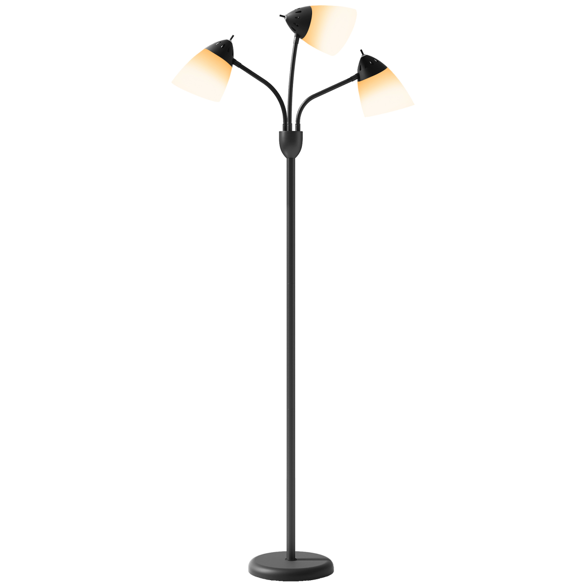 Arc Tree Floor Lamp with 3000K/4500K/6500K Colour Temperatures Black