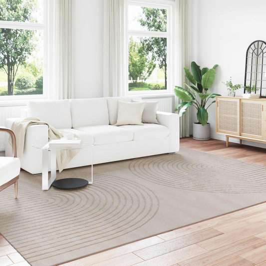 Area Rugs Rectangular Beige 340 x 240 cm