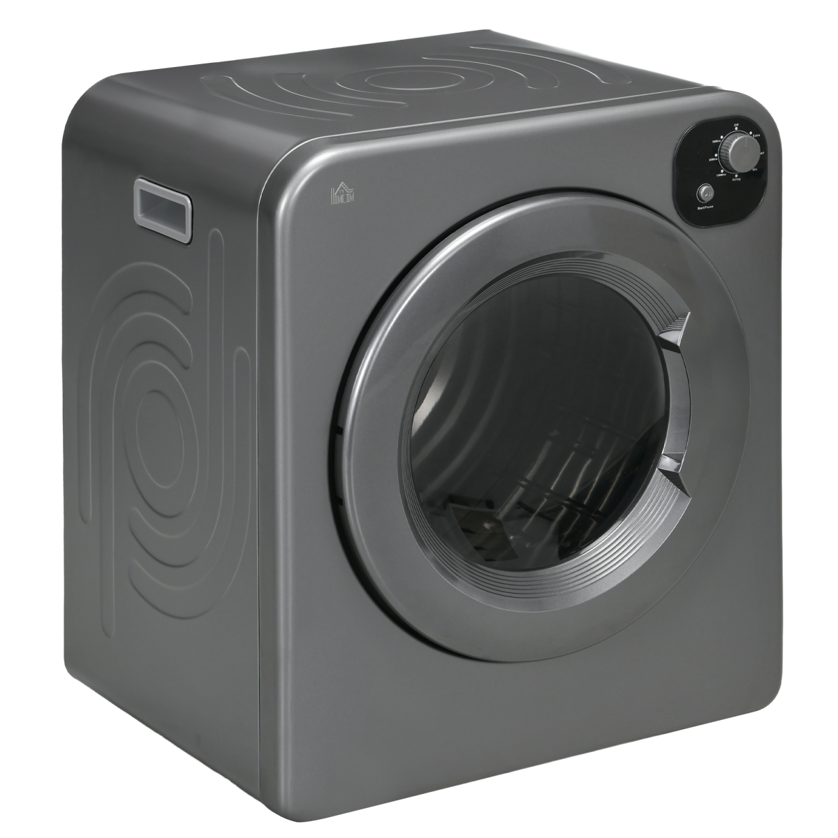 6kg Vented Tumble Dryer with 7 Dry Programmers for Small Spaces Grey