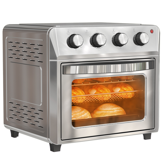24L Air Fryer Oven, Small Electric Oven, Grill, Roast, Bake, 1600W