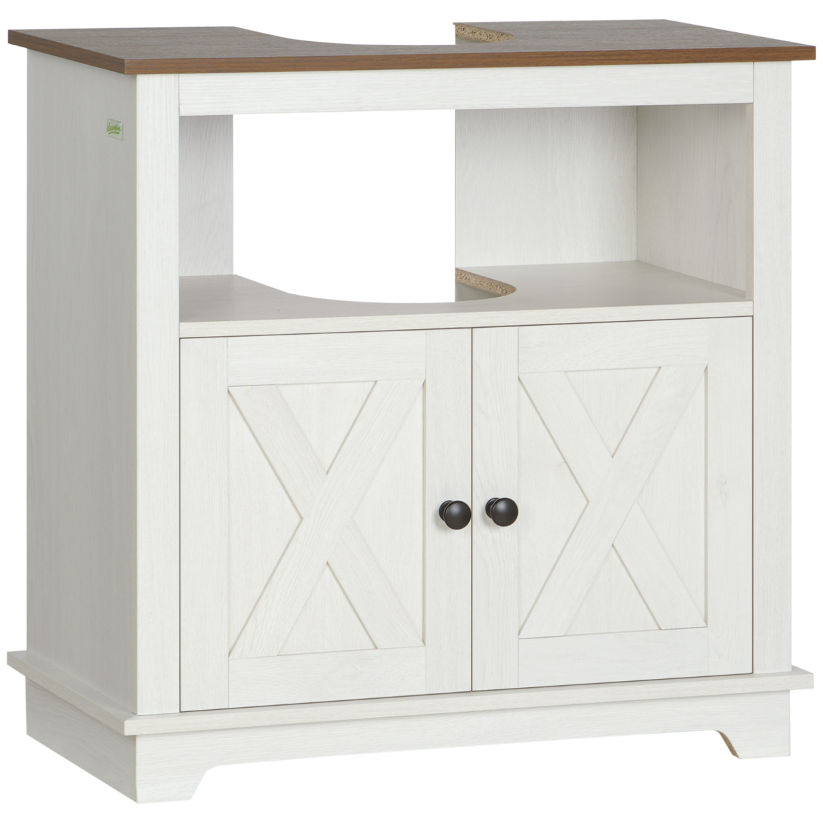 Bathroom Sink Cabinet, Freestanding Under Sink Cabinet, White