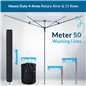 Rotary Airer Dryer, Cover,  Metal Spike - 60M line